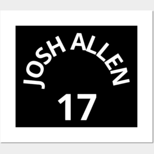 Josh Allen QB 17 Posters and Art